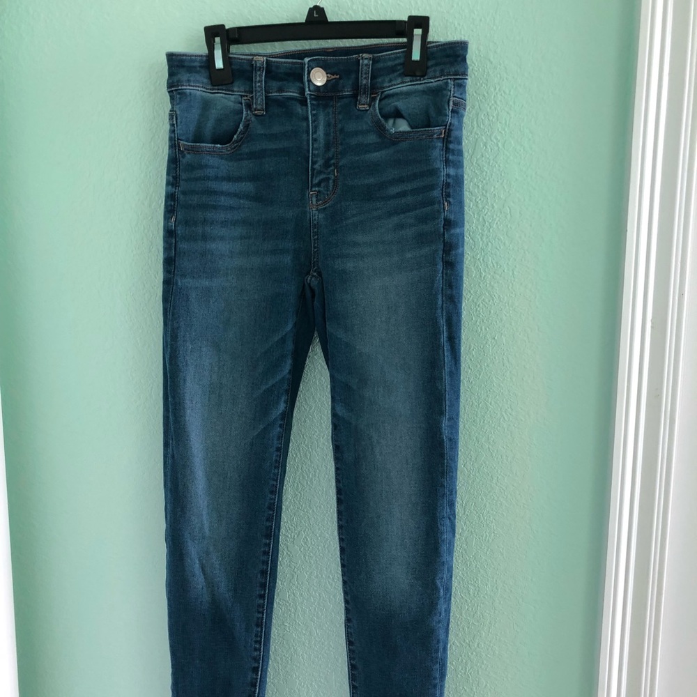 High-rise, size 4/short, A&E jeans!